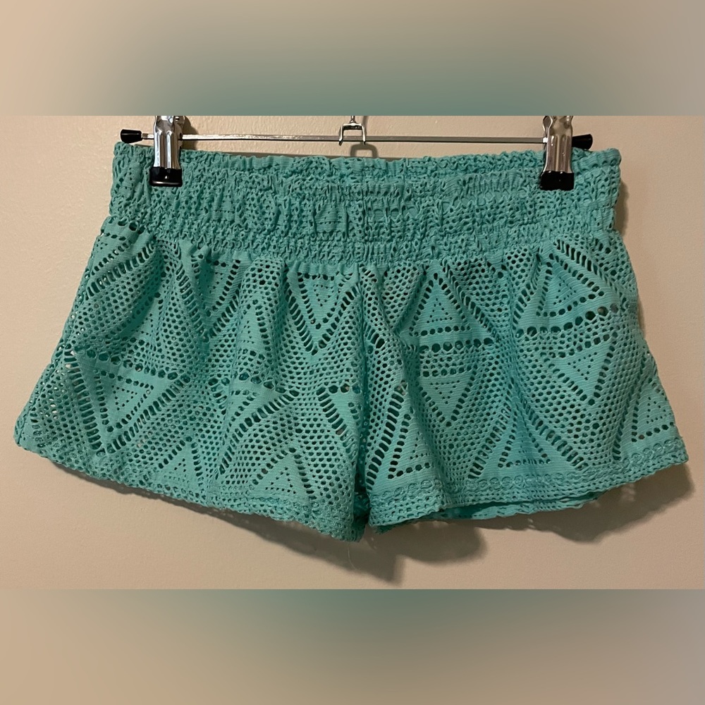 Lagaci Cover Up Lace Shorts